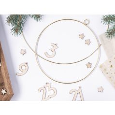 Fém Függő Dekoráció - Karikák (2 db)