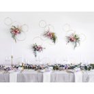 Fém Függő Dekoráció - Karikák (2 db)