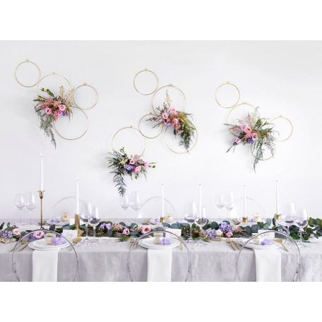 Fém Függő Dekoráció - Karikák (2 db)