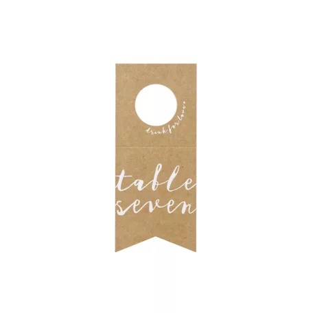 Asztalszámok - Üvegre akasztható (10 db)