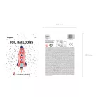 Rakéta Fólia lufi Űrhajós party 44x115cm