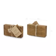 Fából készült jegygyűrűtartó doboz 10x5,5cm