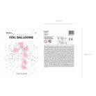 Cukorpálca Fólia lufi 50 x 82 cm rózsaszín