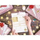 Arany csillagos füzér 3.6m (1 db)