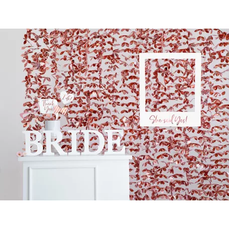 Fa dekoráció betű E (fehér - 17x20cm)