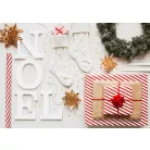 Fa dekoráció betű O (fehér - 19.5x20.5cm)