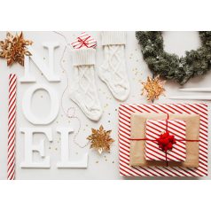 Fa dekoráció betű O (fehér - 19.5x20.5cm)