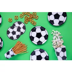 Focilabda formájú party papírtányér(6 db)