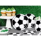 Focilabda formájú party papírtányér(6 db)