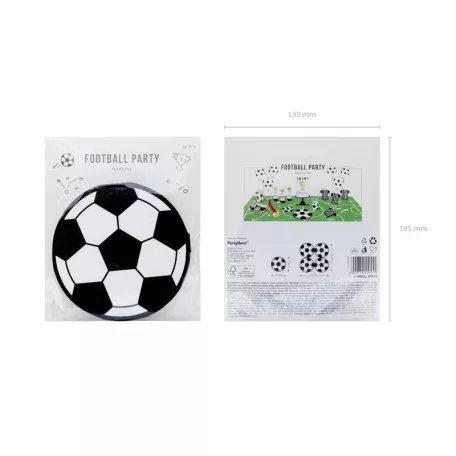 Focilabda formájú papírszalvéta (20 db)