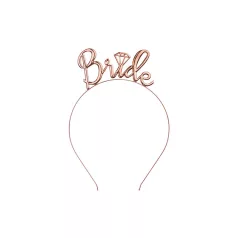   Hajráf lánybúcsúra "Bride" rózsaarany - Mennyasszanynak