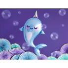 Fólia lufi Narvál 53x87cm