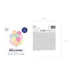 Erős Lufi 30cm - Mix (10 db)