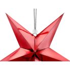 Papír Csillag - 30 cm Piros