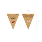 Papír Csillag - 30 cm Piros