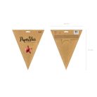 Papír Csillag - 45 cm Piros