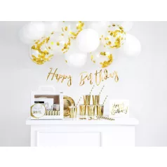 Születésnapi Party Dekorációs készlet - Arany