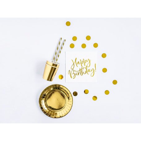 Születésnapi Party Dekorációs készlet - Arany