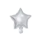Csillag fólia lufi 21 cm ezüst (25 db)