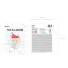 Mikulás fólia léggömb 37x60cm