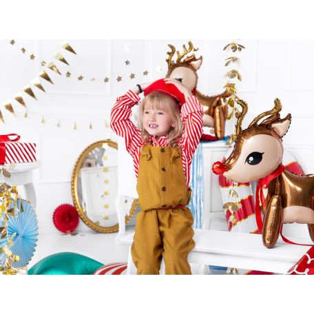 Fólia Léggömb - Rénszarvas 50x62 cm