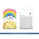 Szivárvány léggömb 30cm Metál krémszín (100 db)