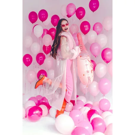 Fólia lufi – Pezsgős üveg alakú