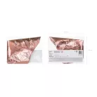 Csillag fólia lufi 21 cm rózsaarany (25 db)