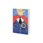 Üdvözlőlap „Super Dad” kitűzővel