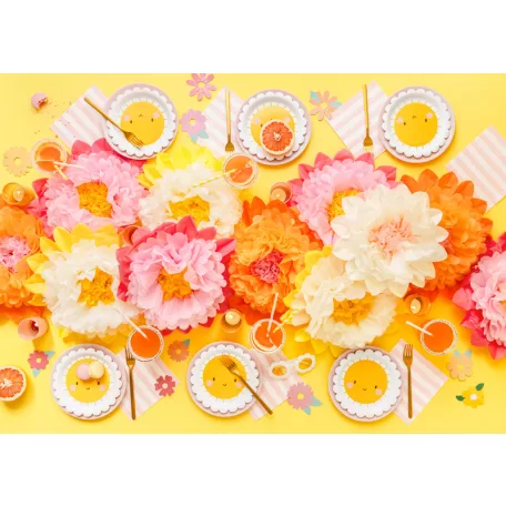 Pohárjelölő / Pohárdísz virág (10 db)