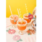 Pohárjelölő / Pohárdísz virág (10 db)