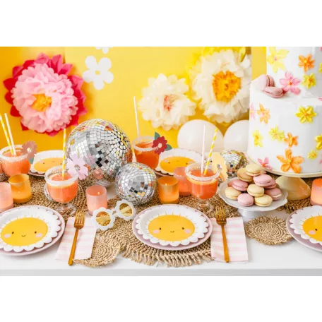 Pohárjelölő / Pohárdísz virág (10 db)