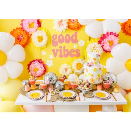 Pohárjelölő / Pohárdísz virág (10 db)