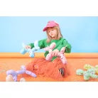 Pasztell modellező lufik pumpával – vegyes színek, 130 cm (30 db)