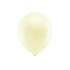 Szivárvány léggömb 30cm Metál krémszín (10 db)