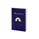 Üdvözlőlap Szivárvány kitűzővel