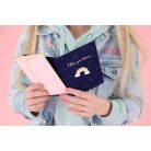 Üdvözlőlap Szivárvány kitűzővel