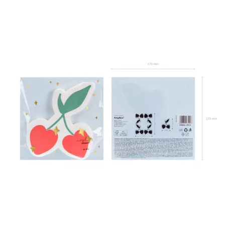 Szalvéta - Cseresznye (20 db)