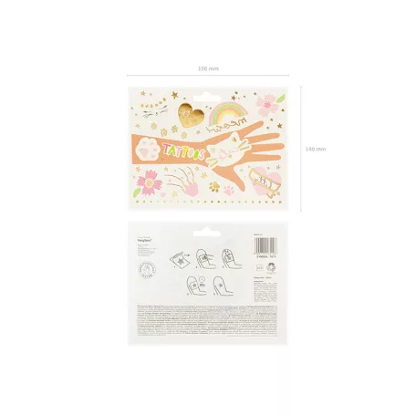 Ideiglenes tetoválás Macska (12 db)