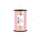 Műanyag szalag lufikhoz rózsaarany (5mm / 225m)