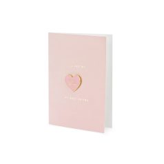 Üdvözlőlap „Mom” kitűzővel