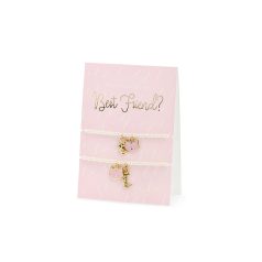 Üdvözlőlap karkötőkkel „Best Friends”