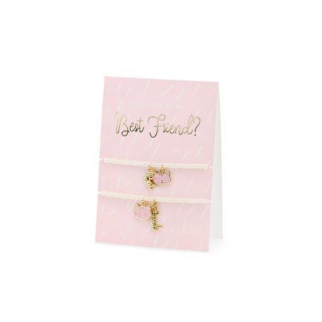 Üdvözlőlap karkötőkkel „Best Friends”