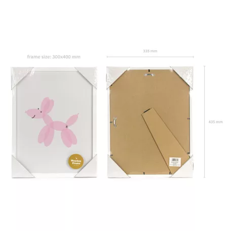 Fényképkeret, fehér (30x40cm)