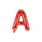 "A" betű fólia lufi 35cm piros