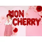 "E" betű fólia lufi 35cm piros