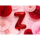 "Z" betű fólia lufi 35cm piros
