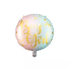 Kisfiú vagy kislány? Party fólia lufi 35cm