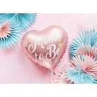 Fólia lufi "Mom to Be" felirattal, rózsaszín