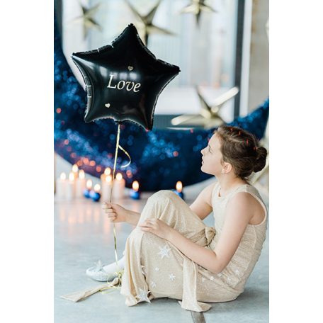 Lufi dekoráció - arany betűmatrica készlet